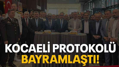 Kocaeli protokolü bayramlaştı!